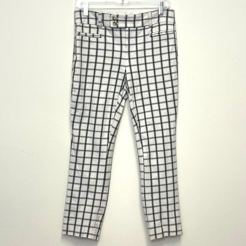 Anthropologie The Essential Slim Trousers Cropped Pants Size 6